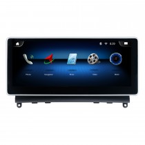 Carplay 12,3 pouces Android 11.0 pour 2008-2010 2011 2012 2013 2014 Mercedes Classe C W204 C180 C200 C230 C260 C280 C300 Radio Système de navigation GPS avec écran tactile HD Bluetooth