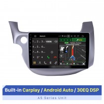 10,1 pouces Android 10.0 GPS Radio Autoradio pour 2007-2013 Honda FIT conducteur gauche WIFI Bluetooth HD 1024 * 600 Écran tactile Système de navigation SWC OBD2 DVR Caméra de recul TV USB 1080P Vidéo