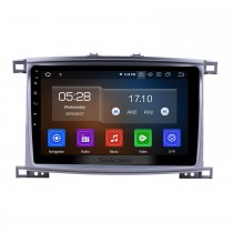 10,1 pouces Android 11.0 Radio pour 2003-2008 Toyota Land Cruiser 100 Auto A / C Bluetooth Écran tactile Navigation GPS Carplay Prise en charge USB AUX TPMS DAB + SWC