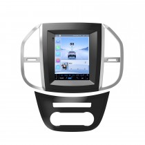 Android 10.0 9,7 pouces pour Mercedes Benz Vito W447 2014 2015 2016-2022 Radio avec écran tactile HD Système de navigation GPS Prise en charge Bluetooth Carplay TPMS