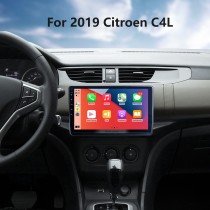 OEM 10.1 pouces Android 13.0 pour 2019 Citroen C4L Radio avec Bluetooth WIFI HD Système de navigation GPS à écran tactile Carplay support DVR
