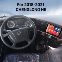 9 pouces Android 14.0 Radio IPS Système de navigation GPS plein écran pour 2018-2021 CHENGLONG H5 avec prise en charge WIFI Bluetooth Commande au volant Caméra AHD DVR