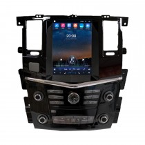 OEM Android 10.0 pour 2017 Nissan Patrol Autoradio avec système de navigation GPS à écran tactile HD de 9,7 pouces Carplay prend en charge la caméra de recul AHD DAB + DSP OBD2 DVR