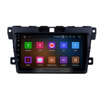 9 pouces Android 12.0 Système radio de navigation GPS pour 2007 2008 2009 2010 2011 2012 2013 2014 Mazda CX-7 avec écran multi-touch Mirror Link OBD DVR Bluetooth Caméra de recul TV USB 3G WIFI