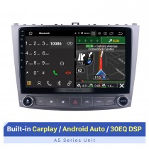 10,1 pouces pour 2005-2010 Lexus IS250 IS300 IS200 IS220 IS350 Radio Android 10.0 Système de navigation GPS avec écran tactile HD Prise en charge Bluetooth Carplay Caméra de recul