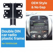 13mm Double Din Toyota Ear Sides Radio Car Fascia Dash Mount Kit visage Plate Frame Panel Autostereo Adaptateur