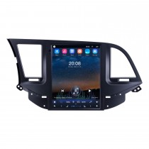 Android 10.0 9.7 pouces pour 2016 Hyundai Elantra Radio avec système de navigation GPS à écran tactile HD prise en charge Bluetooth Carplay TPMS
