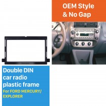 173 * 98mm Double Din Voiture Fascia pour Ford Edge Expedition Explorer Focus Mustang Mercury DVD Cadre Panneau Autostereo Adaptateur Trim