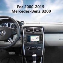 Autoradio Carplay 7 pouces Android 14.0 pour 2000 2001-2015 Mercedes-Benz B200 Système de navigation GPS Écran tactile HD avec Bluetooth AUX WIFI Prise en charge DVR OBD2