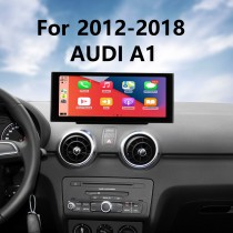 Carplay HD Écran tactile 12,3 pouces Android 11.0 Navigation GPS Radio pour 2012-2018 AUDI A1 avec Bluetooth AUX Support DVR OBD Commande au volant