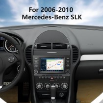 Pour 2006 2007 2008-2010 Mercedes-Benz SLK Radio Carplay Android 14.0 HD Écran tactile 7 pouces Navigation GPS avec prise en charge Bluetooth WIFI Commande au volant 