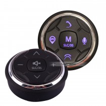 Car Universal Wireless multifunctional Steering Wheel Controller for GPS Audio CD DVD Radio Gray 