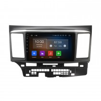 Carplay 9 pouces Android 13.0 pour 2010 MITSUBISHI LANCER FORTIS Navigation GPS Autoradio Android avec prise en charge de l&#39;écran tactile Bluetooth HD TPMS DVR DAB+