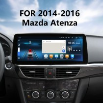 12,3 pouces Android 12.0 pour 2014 2015 2016 Mazda 6 Atenza Radio Système de navigation GPS avec écran tactile HD Prise en charge Bluetooth Carplay OBD2