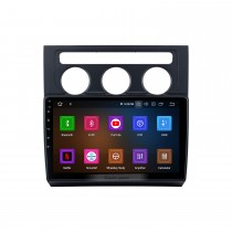 Android 13.0 pour 2004-2008 Volkswagen Touran manuel A/C Radio 10,1 pouces système de navigation GPS avec Bluetooth HD écran tactile prise en charge Carplay DSP