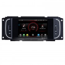 HD Radio pour TouchScreen Jeep Wrangler avec 2003-2006 Système de navigation GPS DVR WIFI OBD2 Bluetooth Volant de contrôle lien Miroir 1080P TV USB SD