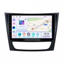 Pour 2001-2009 Mercedes Benz Classe E (W211) / CLS CLASSE (C219) Radio Android 13.0 HD Écran tactile Système de navigation GPS 9 pouces avec prise en charge WIFI Bluetooth Carplay DVR