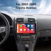 Écran tactile HD de 9 pouces pour 2002-2008 Toyota Avensis stéréo voiture GPS Navigation stéréo Carplay système stéréo Support DVR