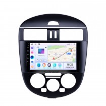 OEM 9 pouces Android 13.0 pour 2011-2014 Nissan Tiida Manuel A / C Radio Système de navigation GPS avec écran tactile HD Prise en charge Bluetooth Carplay OBD2 DVR TPMS