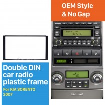 173 * 98mm Double Din 2007 KIA SORENTO Car Radio Fascia Dash cadre Support voiture Réaménagement DVD Autostereo Adaptateur