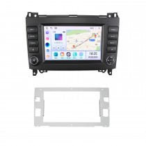 Écran tactile HD de 7 pouces pour 2004 2005 2006-2012 BENZ B200 A-KLASSE W169 B-KLASSE W245 GPS Navi Bluetooth Support de réparation d'autoradio HD TV numérique