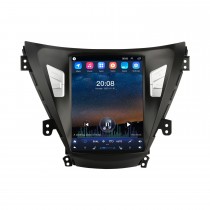 Pour 2011-2013 Hyundai Avante Elantra LHD 9,7 pouces Android 10.0 HD Écran tactile Stéréo Bluetooth GPS Navigation Radio avec Wifi AUX USB Prise en charge des commandes au volant DVR Caméra de recul OBD