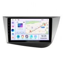 Pour Seat Leon 2 MK2 2005 2006 2007-2012 Radio Android 14.0 HD Écran tactile 9 pouces Système de navigation GPS avec prise en charge Bluetooth Carplay DVR