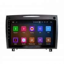 Écran tactile HD 9 pouces Android 13.0 pour 2000 2001 2002-2011 Mercedes SLK Classe R171 SLK200 SLK280 SLK300 SLK350 SLK55 Radio Système de navigation GPS Prise en charge Bluetooth Carplay Caméra de recul