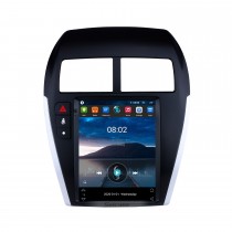 9,7 pouces 2013-2018 Mitsubishi ASX Android 10.0 Radio Système de navigation GPS avec 4G WiFi Écran tactile TPMS DVR OBD II Caméra arrière AUX Commande au volant USB SD Bluetooth HD 1080P Vidéo
