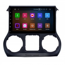 Android 9.0 Radio à écran tactile de 10,1 pouces pour JEEP Wrangler 2015 Bluetooth Musique GPS Navigation Head Unit Support DSP Carplay DAB + OBDII USB TPMS WiFi Commande au volant