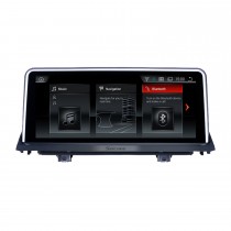 Pour 2008-2010 2011 2012 BMW X5 X6 E70 E71 Radio 12,3 pouces Android 11.0 HD Système de navigation GPS à écran tactile avec prise en charge Bluetooth Carplay OBD2