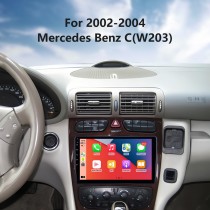 10,1 pouces Android 14.0 pour Mercedes Benz Série W203 2002-2004 Radio Système de navigation GPS avec écran tactile HD Prise en charge Bluetooth Carplay OBD2