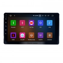 Système de navigation GPS Android 13.0 après-vente de 9 pouces pour Toyota Sienna 2015-2018 avec écran tactile capacitif TPMS DVR OBD II Appui-tête de contrôle de moniteur USB SD Bluetooth 3G WiFi Vidéo AUX Caméra arrière