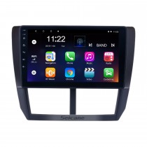 9 pouces Android 12.0 pour 2008 2009 2010 2011 2012 Subaru Forester HD Unité principale à écran tactile GPS Prise en charge du système stéréo de voiture Bluetooth Téléphone WIFI Caméras externes Commande au volant