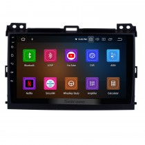 Écran tactile HD 9 pouces 2002-2009 Toyota Prado Cruiser 120 Lexus GX470 Android 13.0 Radio Système de navigation GPS Bluetooth Musique 4G WiFi Caméra de recul Lien miroir OBD2 Commande au volant