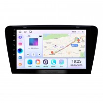 Android 14.0 10.1 pouces HD 1024*600 Autoradio à écran tactile pour 2015 2016 2017 SKODA Octavia (UV) Navigation GPS Bluetooth WIFI USB Lien miroir Prise en charge DVR OBD2 Commande au volant Caméra de recul