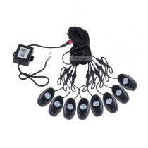 Nouveaux 8 Pods sous la voiture RGB LED Lights Rock pour Universal Car Chassis avec Bluetooth Control Anti-corrosion étanche
