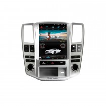 12,1 pouces Android 10.0 HD Radio de navigation GPS à écran tactile pour 2004-2008 Lexus RX330 RX300 RX350 RX400 avec prise en charge Bluetooth USB AUX Carplay TPMS