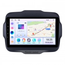 2016 Jeep Renegade 9 pouces Écran tactile Android 14.0 Radio Système de navigation GPS avec USB Bluetooth WIFI 1080P Aux Mirror Link Commande au volant