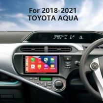 9 pouces Android 13.0 pour 2018-2021 TOYOTA AQUA Système de navigation GPS stéréo avec caméra de recul à écran tactile Bluetooth OBD2 DVR HD