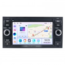 2005 Ford Fiesta Form Android 14.0 Radio de rechange Système de navigation GPS avec lecteur DVD Bluetooth HD 1024 * 600 écran tactile OBD2 DVR Caméra de recul TV 1080P Vidéo 4G WIFI Commande au volant USB Lien miroir