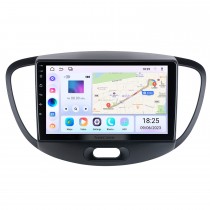 9 pouces Android 13.0 pour 2012 Hyundai I10 High Version Radio Système de navigation GPS avec écran tactile HD Prise en charge Bluetooth Carplay OBD2