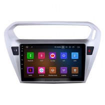 Android 13.0 9 pouces Radio de navigation GPS pour 2013 2014 Peugeot 301 Citroen Elysée Citroen C-Elysée Unité de tête Stéréo avec Carplay Bluetooth Prise en charge AUX USB DVR TPMS