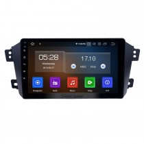 Android 13.0 Pour 2012 2013 2014 Geely GX7 Radio 9 pouces Système de navigation GPS Bluetooth HD Écran tactile USB Prise en charge de Carplay DVR SWC