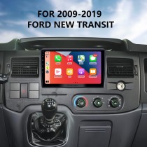 10,1 pouces Android 13.0 Radio pour 2009-2019 Ford New Transit Bluetooth WIFI HD Écran tactile Navigation GPS Carplay Prise en charge USB TPMS DAB +