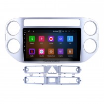 9 pouces Android 13.0 Radio Bluetooth pour 2010 2011 2012 2013 2014 2015 VW Volkswagen Tiguan WiFi Système de navigation GPS Écran tactile Bluetooth TPMS DVR OBD II Caméra arrière AUX USB Carplay