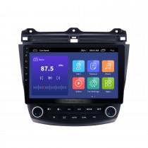 10,1 pouces Android 10.0 HD 1024 * 600 Autoradio à écran tactile pour 2003 2004 2005 2006 2007 Honda Accord 7 Navigation GPS Bluetooth Musique WIFI USB Lien miroir Unité principale Prise en charge DVR OBD2 Commande au volant Caméra de recul