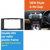 173 * 98mm Double Din 2005-2009 Toyota Reiz Mark Radio X Car Fascia Auto Cadre stéréo DVD Dans Dash Mount Kit