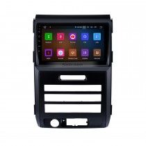 Android 13.0 HD Écran tactile 9 pouces pour 2010 FORD F150 Raptor LHD Version basse Autoradio Système de navigation GPS avec prise en charge Bluetooth Carplay Climatiseur manuel arrière