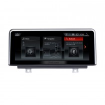 8,8 pouces Android 10.0 pour BMW Série 2 2017 EVO Radio Système de navigation GPS avec écran tactile HD Prise en charge Bluetooth Carplay DVR